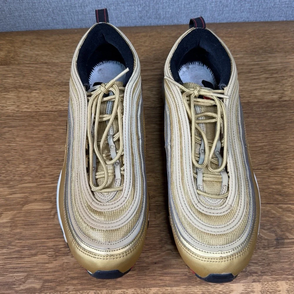 Nike Air Max 97 OG Metallic Gold 2023 DM0028-700 Men's Size 11 Shoes Sneakers